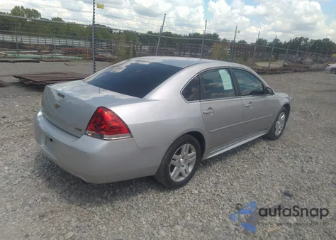 2012 Chevrolet Impala Lt из США, поврежденный, VIN 2G1WG5E36C1136205